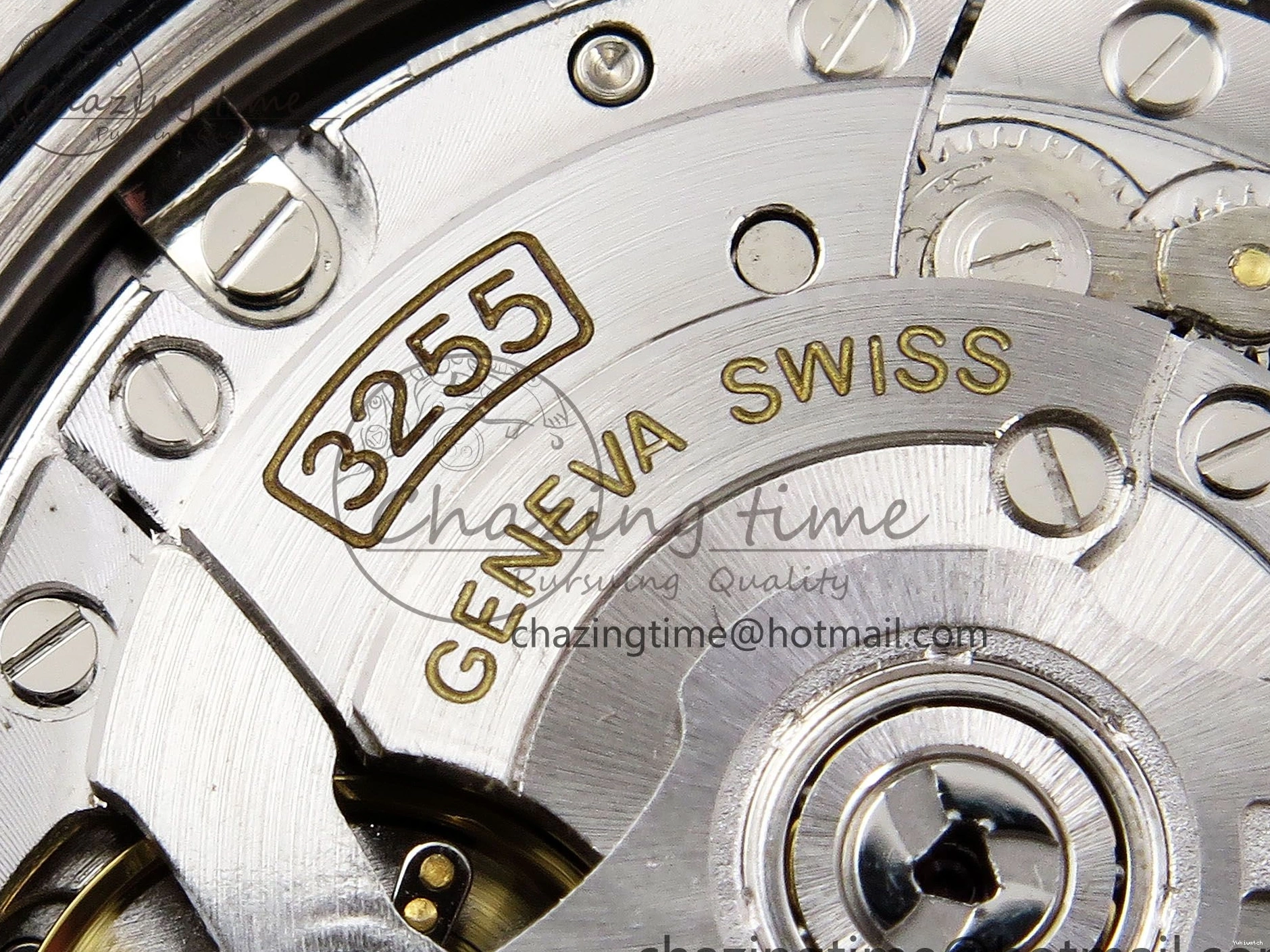 Stick Steel SS 40 Dial (Gain V3 Light JDF Weight) President Green DayDate on VR3255 904L Bracelet 0401